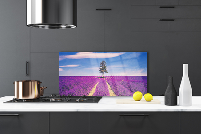 Painel cozinha Árvore do Prado do Campo de Lavanda