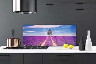 Painel cozinha Árvore do Prado do Campo de Lavanda