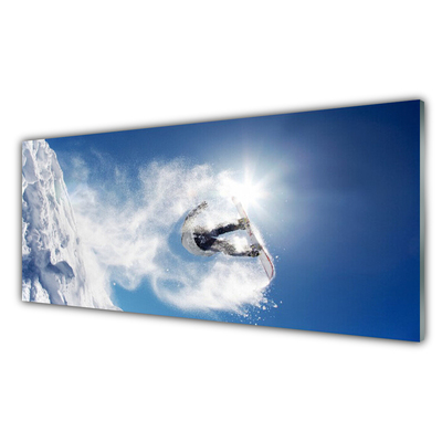 Painel cozinha Esporte de snowboard Neve Inverno