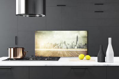 Painel vidro cozinha Arranha-céus da cidade de Nova York