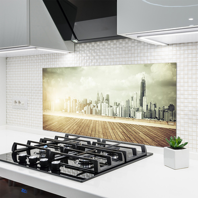 Painel vidro cozinha Arranha-céus da cidade de Nova York