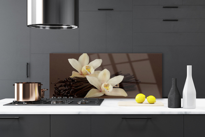 Painel cozinha Flores de baunilha para a cozinha