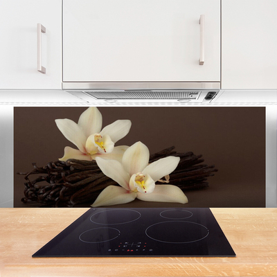 Painel cozinha Flores de baunilha para a cozinha