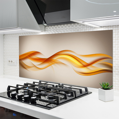 Painel cozinha Abstração Ondas Arte Arte