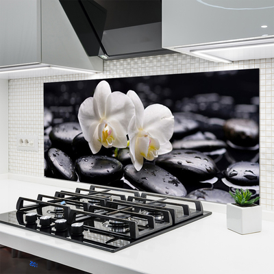 Painel cozinha Spa Zen White Orchid