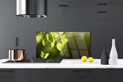 Painel cozinha Folhas Raios de Sol