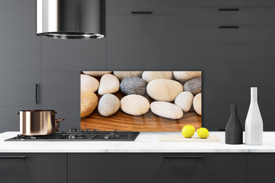 Painel vidro cozinha Pedras Decorativas Artísticas