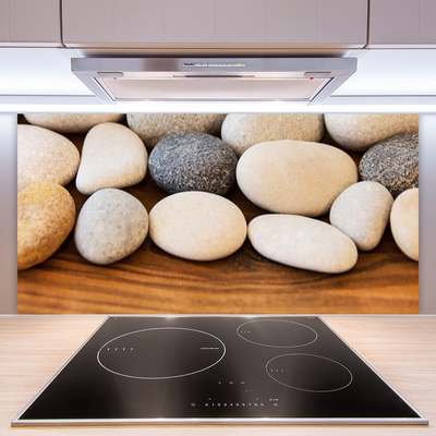 Painel vidro cozinha Pedras Decorativas Artísticas