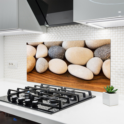 Painel vidro cozinha Pedras Decorativas Artísticas