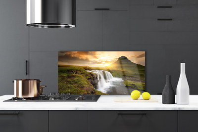 Painel cozinha Montanhas Cachoeira Natureza