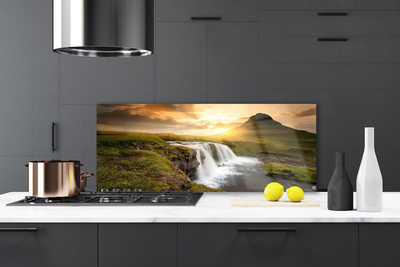 Painel cozinha Montanhas Cachoeira Natureza
