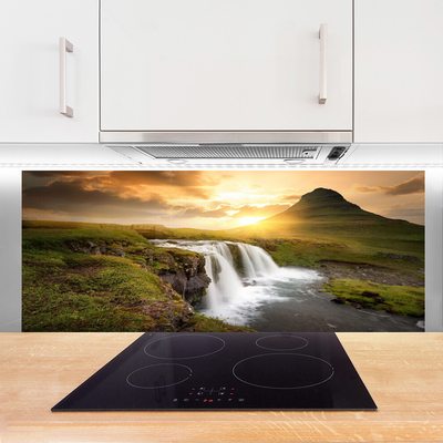 Painel cozinha Montanhas Cachoeira Natureza