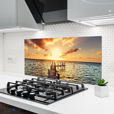 Painel vidro cozinha Ponte Vista Mar Oeste