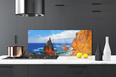 Painel vidro cozinha Mar da Costa do Penhasco