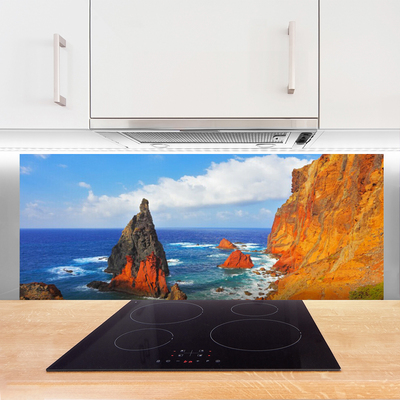 Painel vidro cozinha Mar da Costa do Penhasco