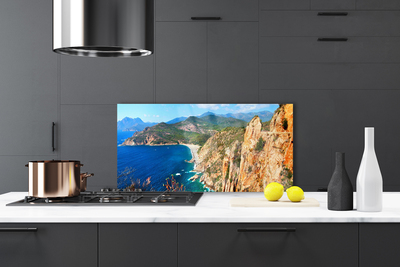 Painel cozinha Montanhas do Mar da Costa do Penhasco