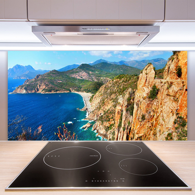 Painel cozinha Montanhas do Mar da Costa do Penhasco