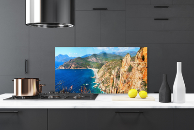 Painel cozinha Montanhas do Mar da Costa do Penhasco