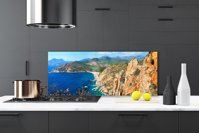 Painel cozinha Montanhas do Mar da Costa do Penhasco