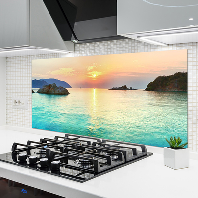 Painel cozinha Paisagem marinha de Sun Rocks