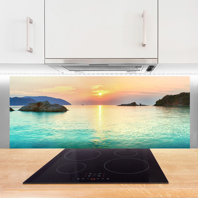 Painel cozinha Paisagem marinha de Sun Rocks
