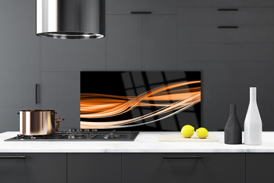 Painel cozinha Abstração Ondas Arte Arte