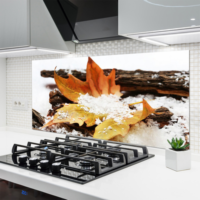 Painel cozinha Floresta de folhas Outono Natureza