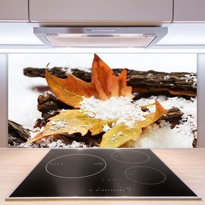 Painel cozinha Floresta de folhas Outono Natureza