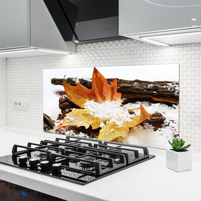 Painel cozinha Floresta de folhas Outono Natureza