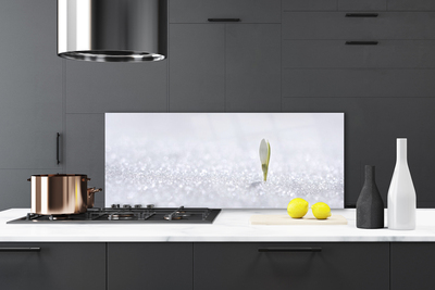 Painel cozinha Floco de neve no inverno