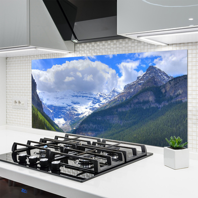 Painel vidro cozinha Paisagem montanhosa