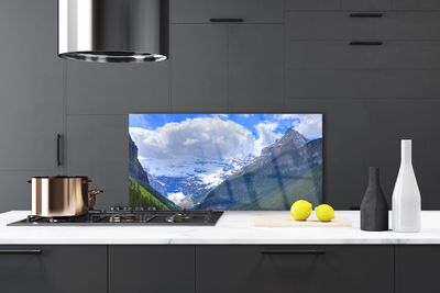 Painel vidro cozinha Paisagem montanhosa