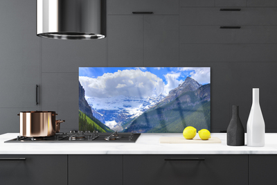 Painel vidro cozinha Paisagem montanhosa