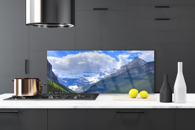 Painel vidro cozinha Paisagem montanhosa
