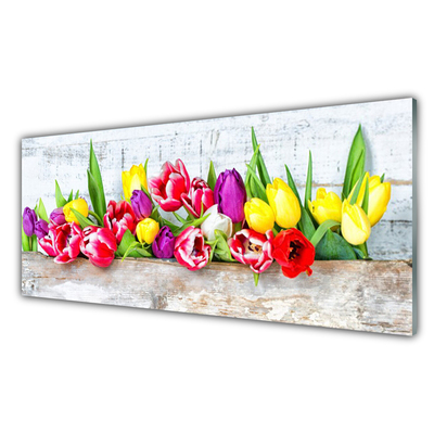 Painel cozinha Tulipas Flores Natureza