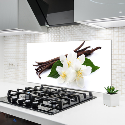 Painel vidro cozinha Fava de baunilha para a cozinha