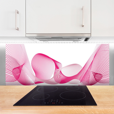 Painel cozinha Abstração Linhas Ondas Arte