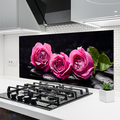 Painel cozinha Roses Stones Zen Spa Natureza