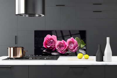 Painel cozinha Roses Stones Zen Spa Natureza
