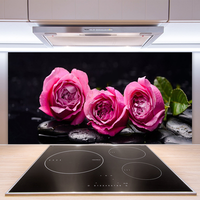 Painel cozinha Roses Stones Zen Spa Natureza