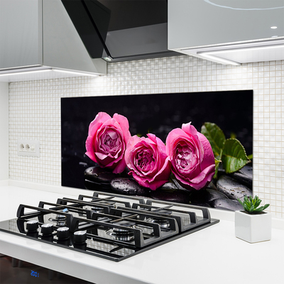Painel cozinha Roses Stones Zen Spa Natureza