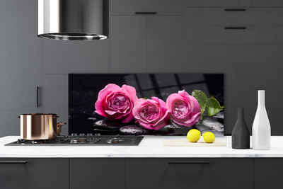 Painel cozinha Roses Stones Zen Spa Natureza