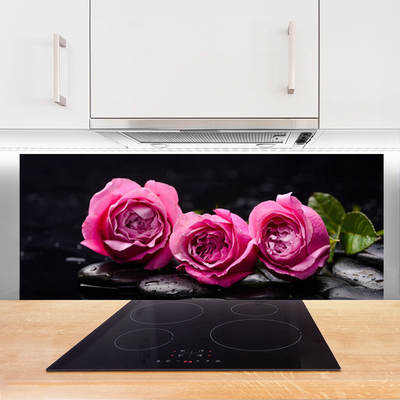 Painel cozinha Roses Stones Zen Spa Natureza
