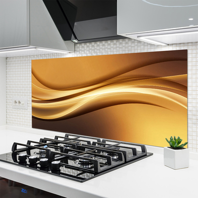 Painel cozinha Abstração Ondas Arte Arte