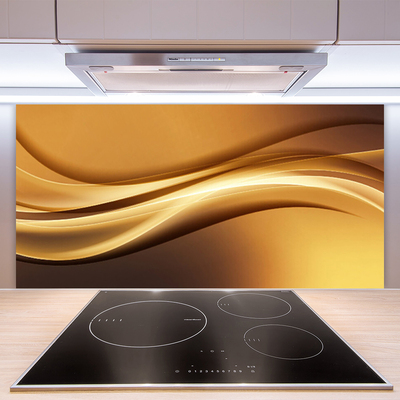 Painel cozinha Abstração Ondas Arte Arte