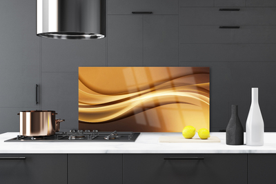 Painel cozinha Abstração Ondas Arte Arte