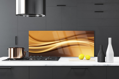 Painel cozinha Abstração Ondas Arte Arte