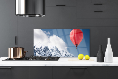 Painel cozinha Picos de Montanhas de Balão no Inverno
