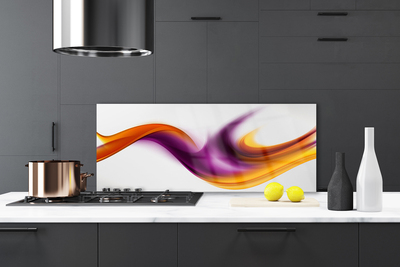 Painel vidro cozinha Arte Gráfica Abstrata