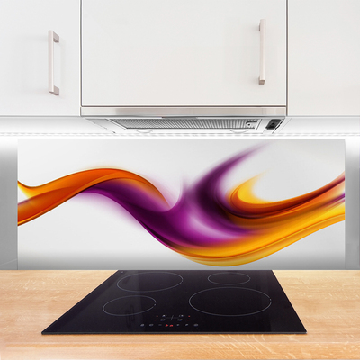 Painel vidro cozinha Arte Gráfica Abstrata